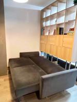 Posezení v ubytování Apartament Drewno i Morze