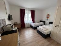 Łóżko lub łóżka w pokoju w obiekcie Villa Angel'OK