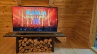 Etno Villas Tara&Petraにあるテレビまたはエンターテインメントセンター