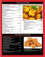 a page of a menu with food on it at Days Inn & Suites by Wyndham North Bay Downtown in North Bay