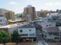 ホテルから撮影された、または一般的な福岡市の景色