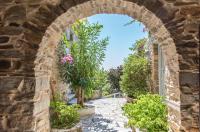A garden outside Artemis Apartments