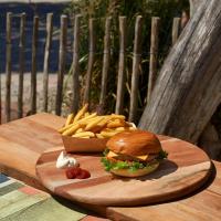 Jídlo v prázdninového areálu nebo okolí