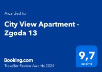Certifikát, hodnocení, plakát nebo jiný dokument vystavený v ubytování City View Apartment - Zgoda 13