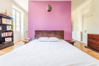 Ein Bett oder Betten in einem Zimmer der Unterkunft Maison cozy - 3 chambres - Tulle