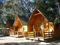 The floor plan of Camping Sant Salvador
