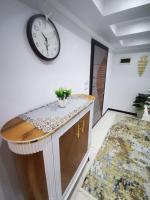 Postel nebo postele na pokoji v ubytování Sidi Beshr Luxury apartment Side Seaview