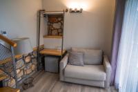 A seating area at Ktima Faki, Olympus Mountain Accommodation & Retreat