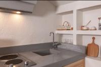 Kuchyň nebo kuchyňský kout v ubytování Luxurious and modern apartment in Marmaris Turkey