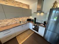 Kuchyň nebo kuchyňský kout v ubytování Apartmán Němčice u Boskovic