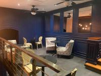 Χώρος καθιστικού στο Hotel MS