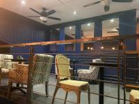 Χώρος καθιστικού στο Hotel MS