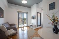 A seating area at Aonia Luxurious Modern Boutique Apartments