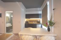 A seating area at Aonia Luxurious Modern Boutique Apartments