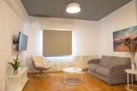 A seating area at Aonia Luxurious Modern Boutique Apartments