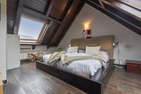 Postel nebo postele na pokoji v ubytování Luderna - Casa con terraza Unhola