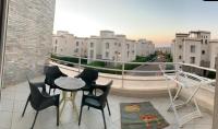 Balkón nebo terasa v ubytování Penthouse in amwaj