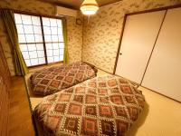 Renewal Chano Onsen House 温泉付きにあるベッド