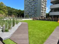 Ogród w obiekcie Apartament 34 Sun Towers