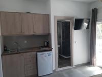 A kitchen or kitchenette at Villa Pappas
