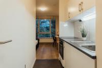 MYKY Hotel Boardinghouseにあるキッチンまたは簡易キッチン