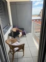 Balkón nebo terasa v ubytování Soukromý byt 2+kk s balkónem a parkováním