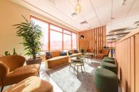 Χώρος καθιστικού στο Mandarina Hotel Luxembourg Airport
