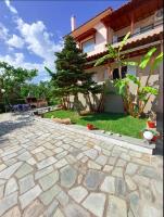 Zahrada ubytování Platanidia Apartment Pelion