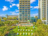 Ein Garten an der Unterkunft Ocean View Double Suite! Sleeps 4 Meridian Plaza 705