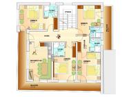 The floor plan of Ferienhaus Apart Sonnzeit
