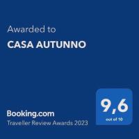 Certifikát, ocenenie alebo iný dokument vystavený v ubytovaní CASA AUTUNNO