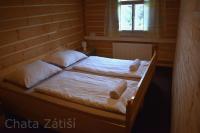 Postel nebo postele na pokoji v ubytování Penzion chalupa zátiší