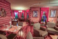 Predel za sedenje v nastanitvi Manoir Charlevoix