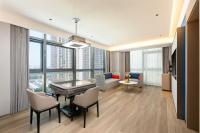 Holiday Inn Express Nanjing Riverside by IHGにあるシーティングエリア