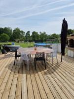 Plán poschodí v ubytovaní Le paradis des enfants et sa maison en bois