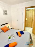 Postel nebo postele na pokoji v ubytování APARTBEACH DMS I 217 Vistas Playa y Climatizado