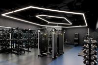 Das Fitnesscenter und&#47;oder die Fitnesseinrichtungen in der Unterkunft Fontainebleau Las Vegas
