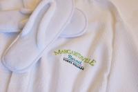 Ein Zertifikat, Auszeichnung, Logo oder anderes Dokument, das in der Unterkunft Margaritaville Resort Times Square ausgestellt ist