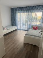 Postel nebo postele na pokoji v ubytování ALEX-Ferienhaus