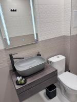 Koupelna v ubytování Premium Suites