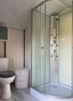 Kylpyhuone majoituspaikassa Chalet du Lac