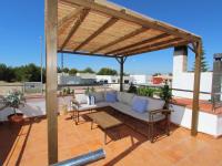Balkón nebo terasa v ubytování Casa cerca del mar con piscina privada, wifi, aire opcional, mascotas bienvenidas, playa para perros - ES-184-26