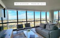 Melbourne Lifestyle Apartments - Best Views on Collinsにあるシーティングエリア