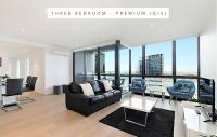 Melbourne Lifestyle Apartments - Best Views on Collinsにあるシーティングエリア
