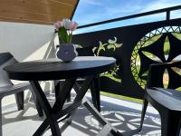 Balkón alebo terasa v ubytovaní Apartamenty u Moni