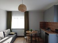 Kuchnia lub aneks kuchenny w obiekcie Flauta Apartamenty Rodzinne