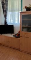 A kitchen or kitchenette at Wooden beach house / Nea Roda, Halkidiki