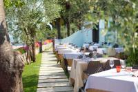 A garden outside Locanda Fassa