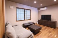 上高地ホテルにあるテレビまたはエンターテインメントセンター