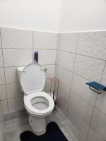 Um banheiro em Appartement F3 &eacute;l&eacute;gant avec balcon &agrave; 15 mn de Paris, Stade de France, CDG
